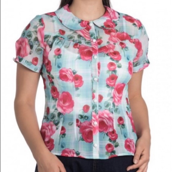 Hell Bunny Susannah Blouse